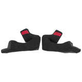 Repuestos para almohadillas de mejillas Nolan N87, color negro y rojo SPRCP00000504