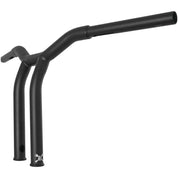 Burly Brand Dominator Bar 12" Raked Matte Black - B12-6052SB