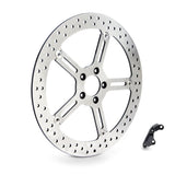 Arlen Ness Left Big Break 15in Stainless Floating Rotor Kit 02-983