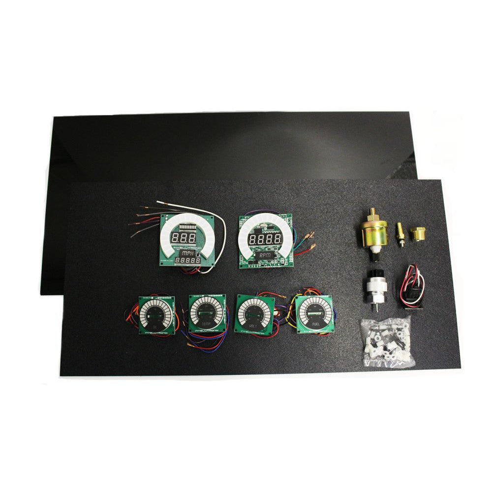 Intellitronix Create-a-Dash Universal Bargraph Gauge Kit BG10003 - White