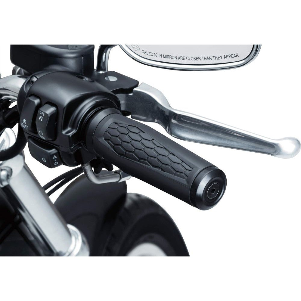 Kuryakyn Hex Grips for V-Twin Cable Black