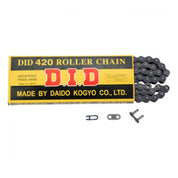DID 420 Standard Chain 124 Links Natural for ATV/UTV