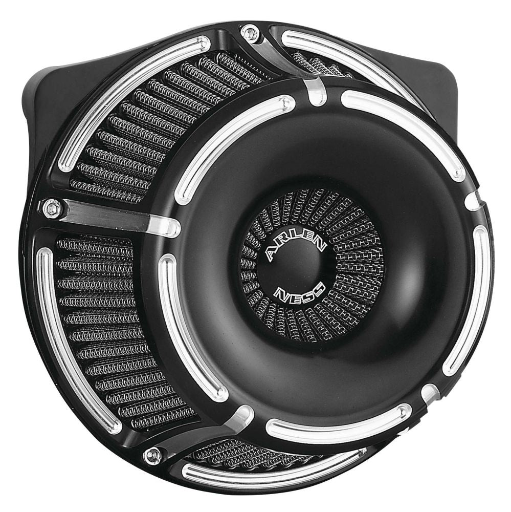 Arlen Ness Slot Track Inverted Series Black Air Cleaner 18-915