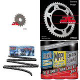 530ZVM-X Natural con cera, kit de piñón delantero y trasero KAWASAKI ZRX1100R 2000-2001