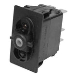 Modquad On/Off Rocker Switch Body LED Double Red