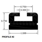 SPI Black Slide Runner Profile 2 66" 102-66-80
