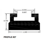 SPI Black Slide Runner Profile 27 56" 627-56-80