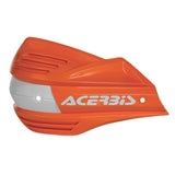Acerbis Orange/White X-Factor Replacement Handguard Shields - 2393481362