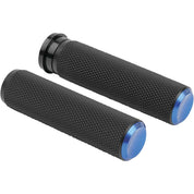 Arlen Ness Knurled Blue FBW Grips 07-345