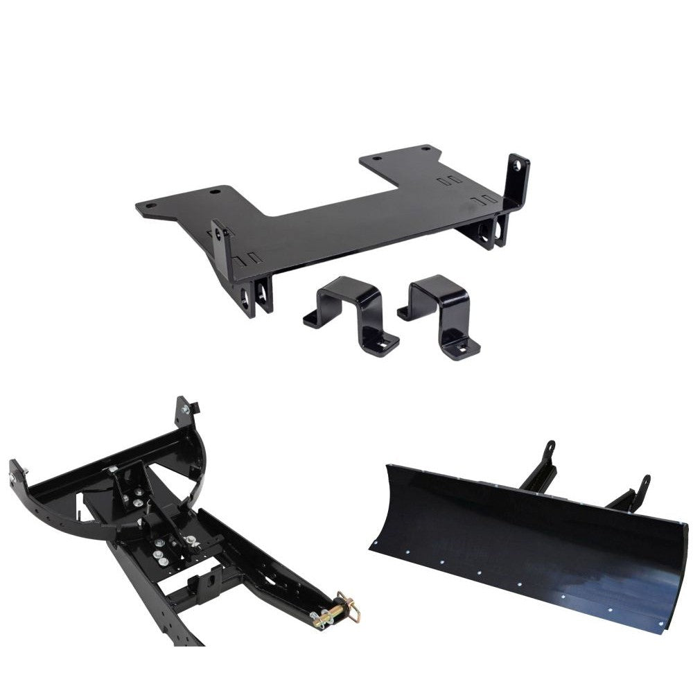 Denali Black UTV Snow Plow Kit For Honda Pioneer 700-4 SXS700M4 2014-2021