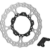Arlen Ness 14" Left Full Floating Black Rotor Kit 300-000