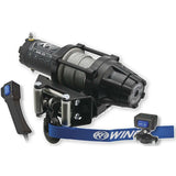 Cabrestante de acero negro KFI 3500 ATV Assault Series AM-35