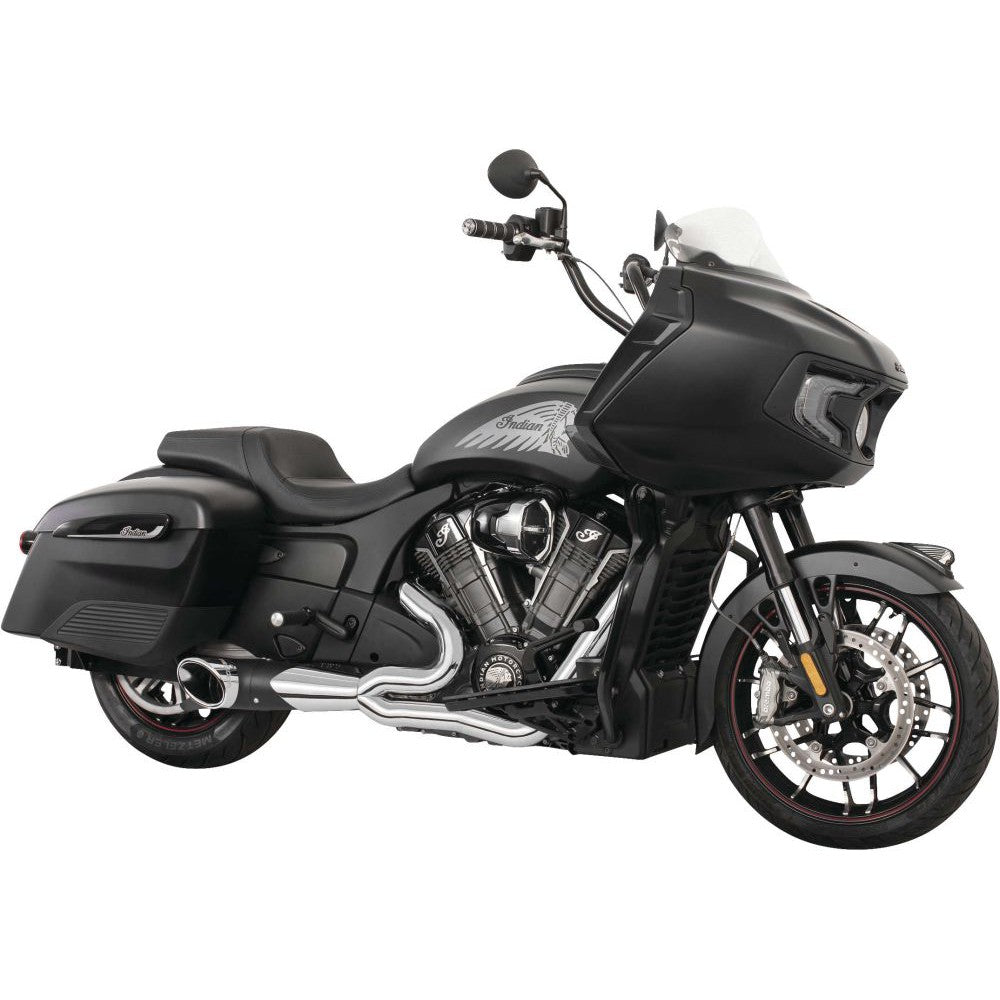 Freedom Performance Turnout 2-into-1 Exhaust Slash Tip Chrome - IN00274