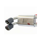 Escape Big Gun Ballistic de acero inoxidable con punta negra para Yamaha YFM660R Raptor 2001-2005