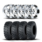 Llantas ITP SS212 de 15" en negro mate y neumáticos Versa Cross XTR [33x10-15]