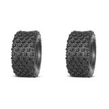 Set of 2 QUADBOSS QBT739 Rear Tires 22x11-9 4-ply