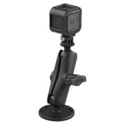 Ram Mounts Flat Surface 1" Ball Mount with Custom GoPro Adaptor - RAM-B-138-GOP1U