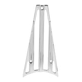 Relleno de parrilla de marco cromado calibre 10 de Arlen Ness para modelos Harley Touring 14-16 FLH/T
