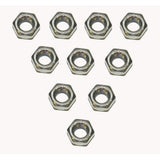 WSM Nylon Lock Nut 6mm Stainless - Pack Of 10 014-701