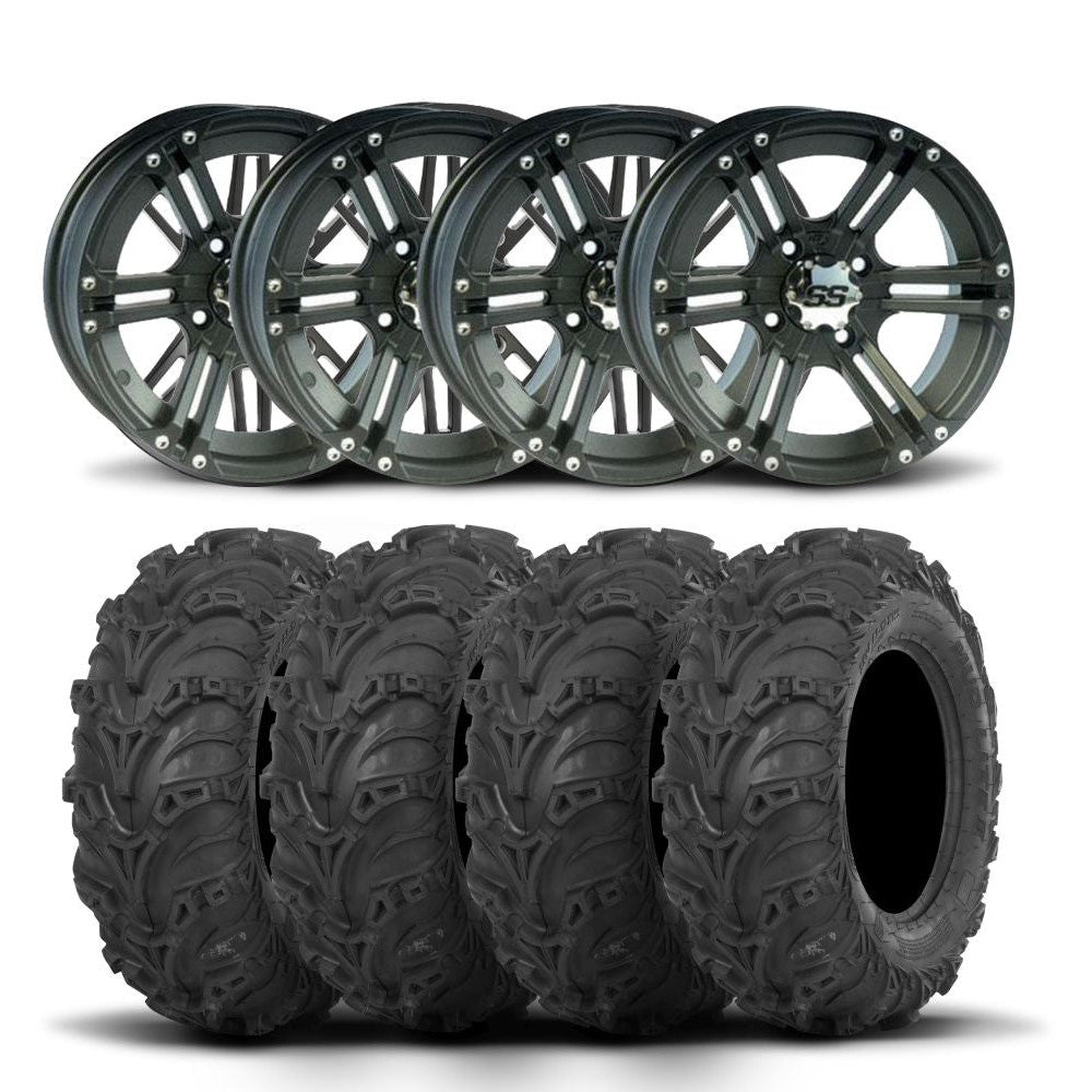 ITP SS316 12" Wheels And Mud Lite II Tires [26x9-12]