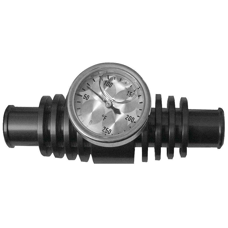 Modquad Radiator Inline Temp Gauge 2" Black