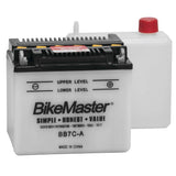 Batería convencional de alto rendimiento para Yamaha XC125 Riva (1985-2001), color blanco