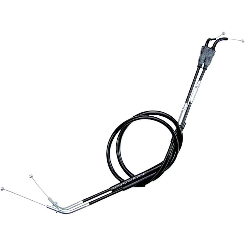 Motion Pro Black Vinyl Push-Pull Throttle Cable Set 03-0398
