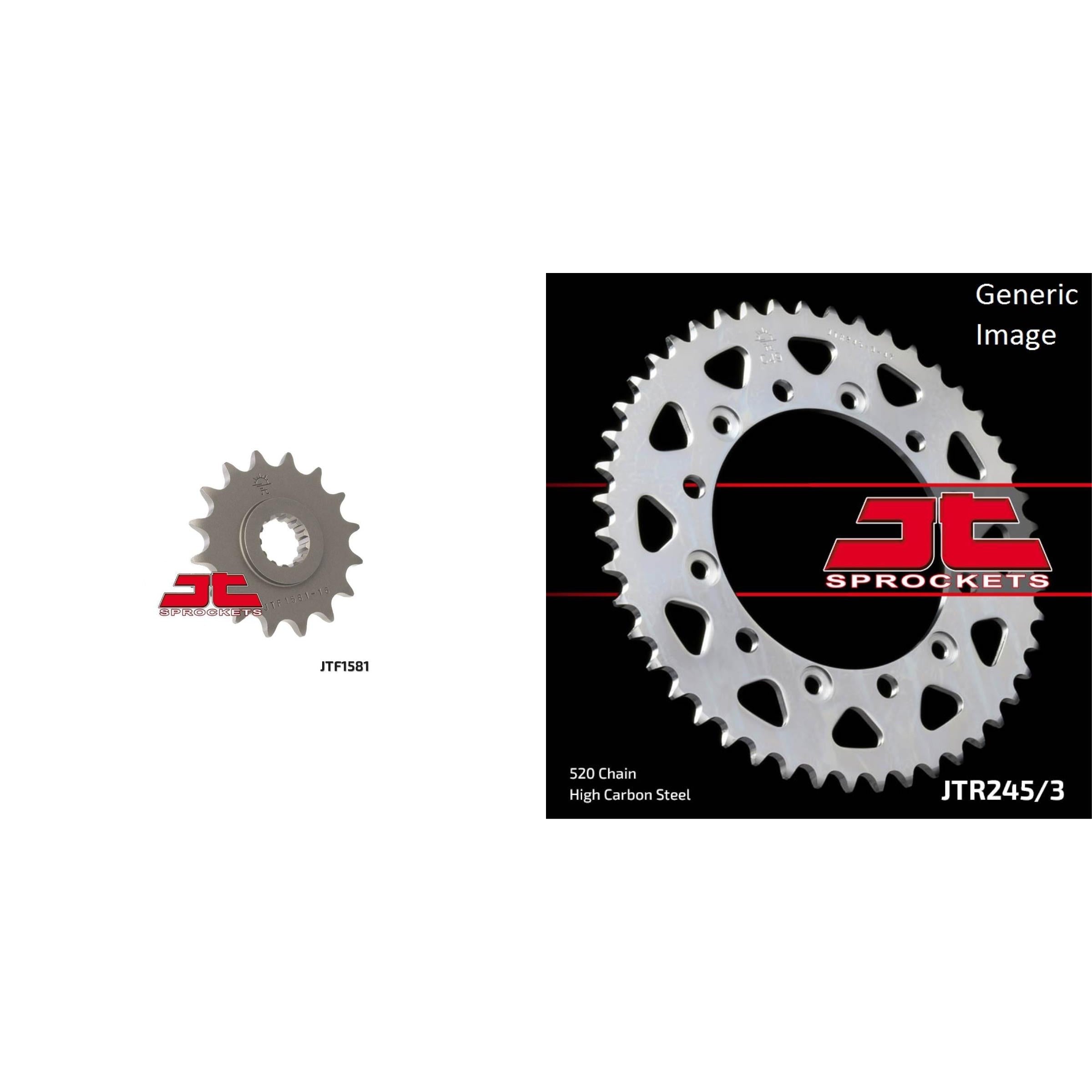 Front & Rear Sprocket Kit fits Street YAMAHA FZR1000/C 87-88