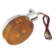 Turn Signal and Lens For Honda CB400 Super Sport 1975-1977 Front Left Chrome