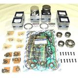 Kit de reconstrucción de cabezal de potencia WSM para Mercury/Mariner 200 HP 2.5L Cabezal con junta tórica 92-00 .010 Over