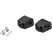 Puig Adjustable Footpeg Adaptors Passenger Black - 20257N