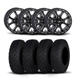 ITP Tsunami 15" Matte Black Wheels And Coyote Tires [32x10R-15]