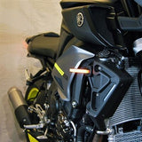 New Rage Cycles LED Replacement Turn Signals Front Black - MT10-FB