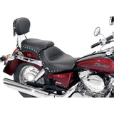 Honda VT750 Shadow 750 Aero 04-09,11-15 Wide Tour Seat 2pc/Chrome by Mustang