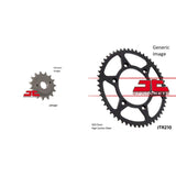 Front and Rear Steel Sprocket Kit for OffRoad HONDA XR650R 2000-2007