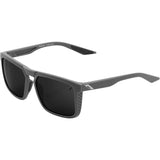 100% Renshaw Sunglasses Soft Tact Cool Grey with Ultra HD Black Mirror Lens - 61038-188-61