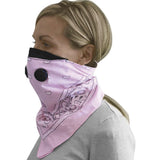 Mascarilla antipolvo Tek Rider para ATV/UTV, bandana profesional, color rosa
