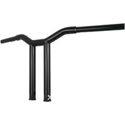 Burly Brand Dominator Bar 12" Straight Gloss Black - B12-6072B