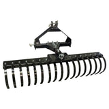 Rastrillo de jardinería Impact Implements CAT-0 para tractores compactos IP6002