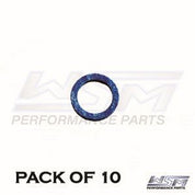 WSM Drain Plug Gasket for Johnson / Evinrude / Mercury / Mariner / Mercruiser / Force / OMC 5 - 300 Hp Pack of 10