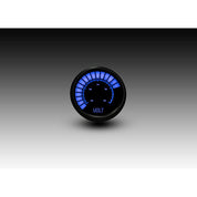 Intellitronix Voltmeter Analog LED Bargraph in Black Bezel - Blue