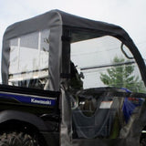 Falcon Ridge Black Canvas Soft Top, Doors and Rear Window With Zipper For Kawasaki Mule 2005-2016