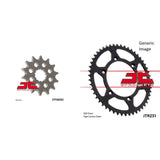 Kit de piñones de acero delanteros y traseros para todoterreno YAMAHA WR426F 2000-2002