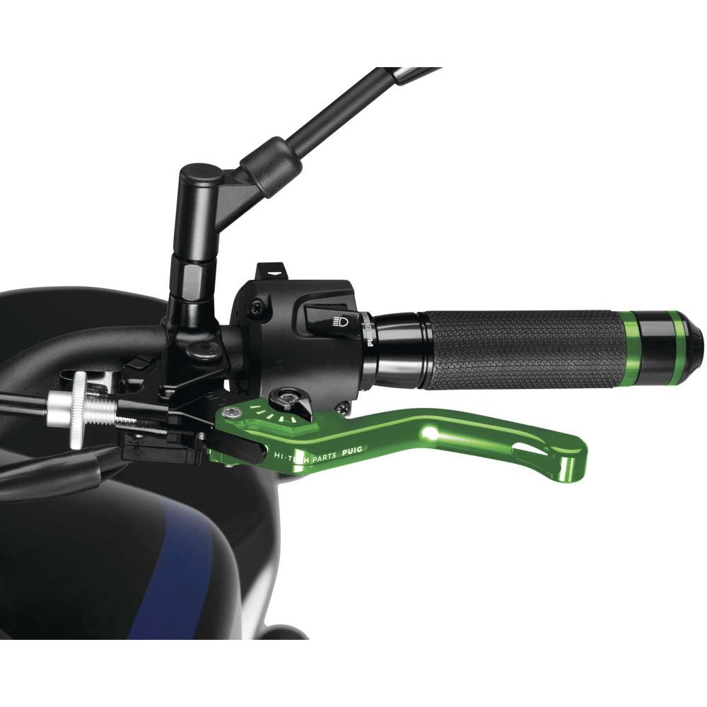 Puig 3.0 Clutch Lever Short Green/Black - 230VN