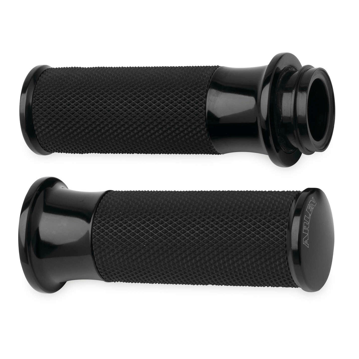 Harley FLTR Road Glide 1998-2004,2007Smoothie Fusion Grips Black by Arlen Ness