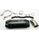 Escape deslizante de carbono estándar Two Brothers Racing S1R Black Series 005-4820407-S1B