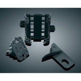 Carenado Batwing Kuryakyn con montaje izquierdo Tech Connect para teléfono celular y dispositivo GPS Harley
