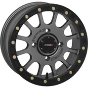 System 3 SB-5 Beadlock Gun Metal Grey Wheel 14x7 4/156 5+2 (+38mm) 14S3-5656