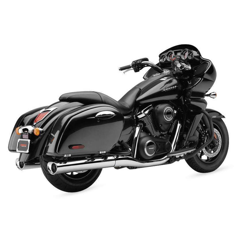 Cobra Tri-Flo Slip-On Muffler Chrome - 4228