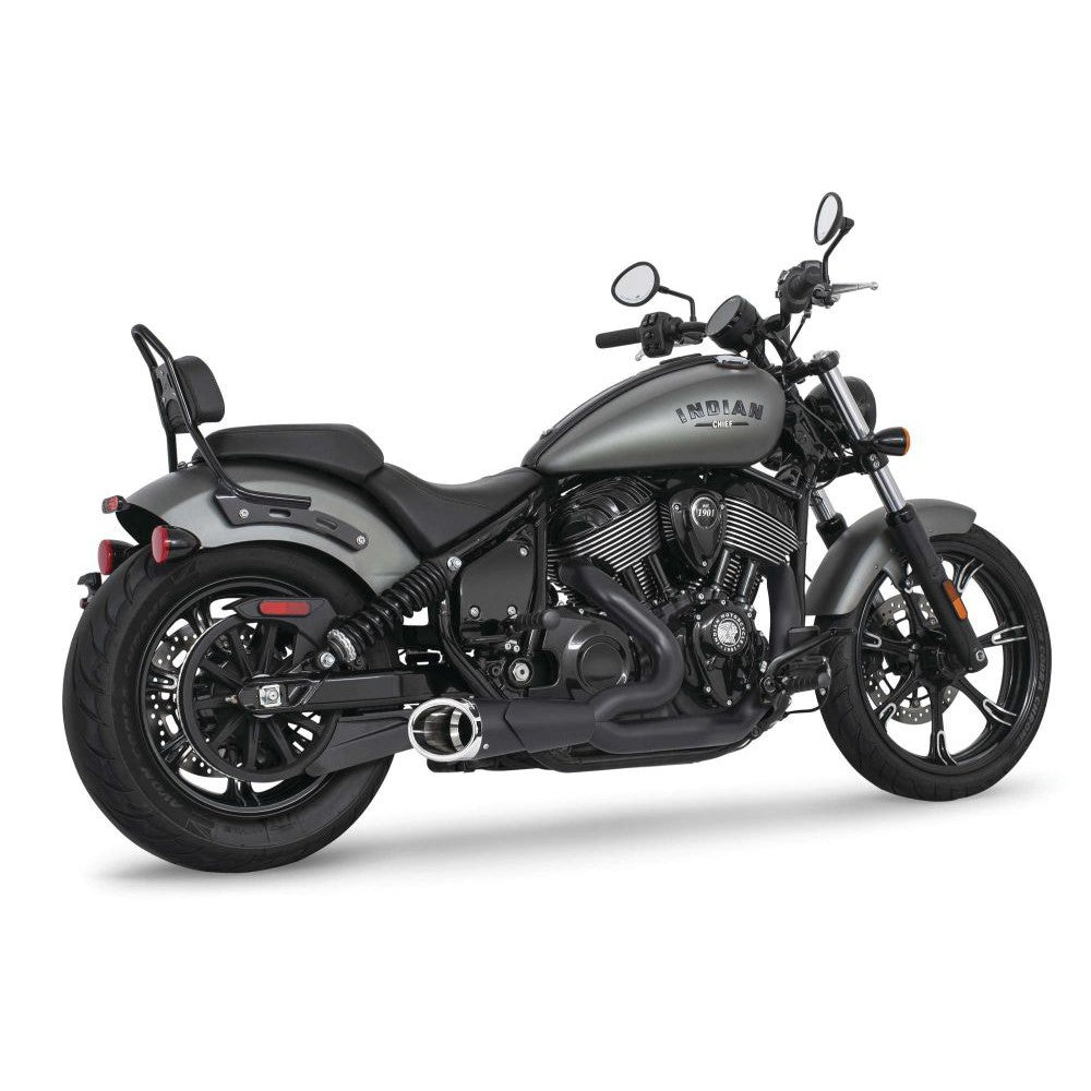 Freedom Performance Combat 2-into-1 Shorty Exhaust Black Chrome Tip
